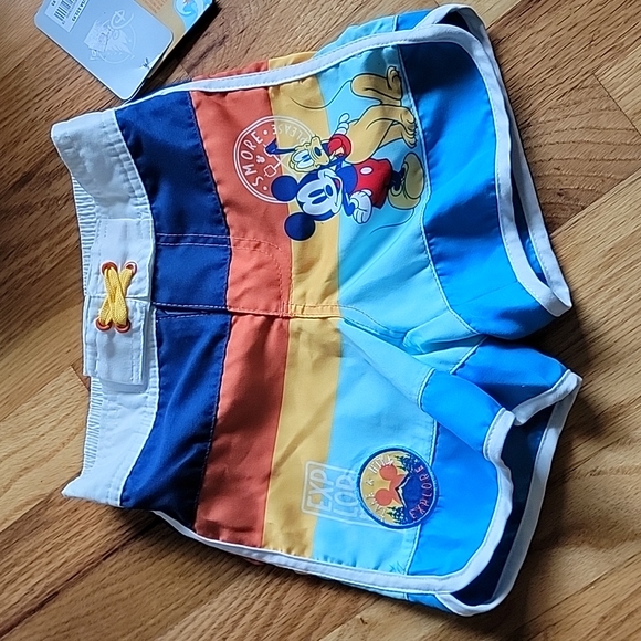 Disney Boys 3T Mickey Swim Shorts - Picture 1 of 6
